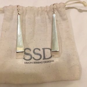 Simon Sebbag Designs sterling silver drop earrings